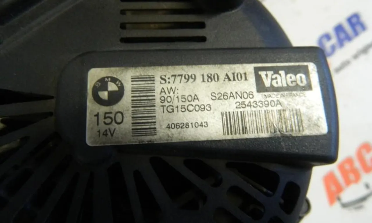 Alternator Valeo BMW 1 2003-2013