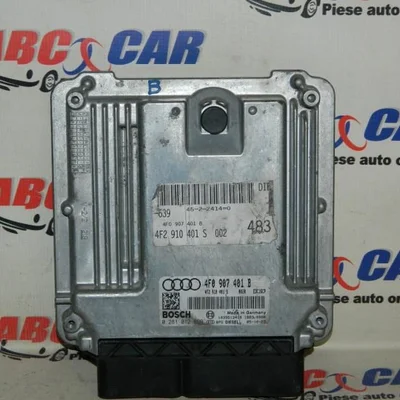 Calculator motor AUDI A6 C6 2004-2011 4F0907401B, vedere frontata