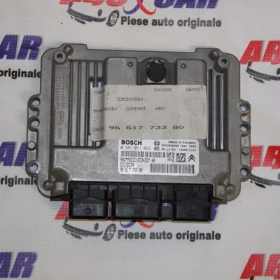 Calculator motor CITROEN C4 2004-2013 9661773380, vedere frontata