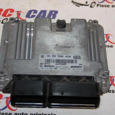 Calculator motor OPEL ASTRA J 2009-2015 55590420, vedere frontata