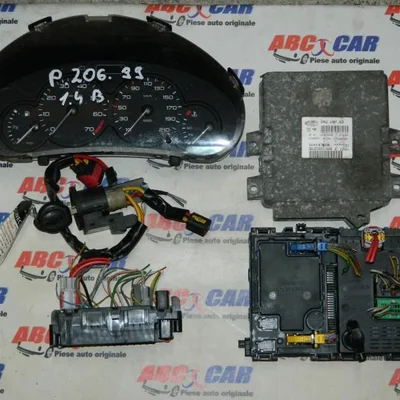 Calculator motor PEUGEOT 206 1999-2009 9635991580, vedere frontata