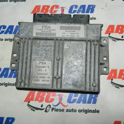 Calculator motor PEUGEOT 206 1999-2009 9655004480, vedere frontata