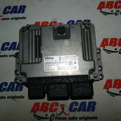 Calculator motor PEUGEOT 207 2007-2014 9666235880, vedere frontata