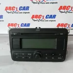 CD Player SKODA FABIA II 2007-2014 5J0035161A, vedere frontata