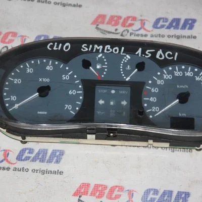 Ceas bord RENAULT CLIO II 1998-2016 8200072506, vedere frontata