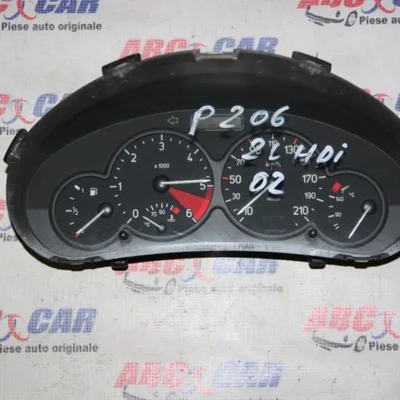 Ceasuri de bord PEUGEOT 206 1998-2012 9648095080, vedere frontata