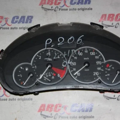 Ceasuri de bord PEUGEOT 206 1998-2012 9650877980, vedere frontata