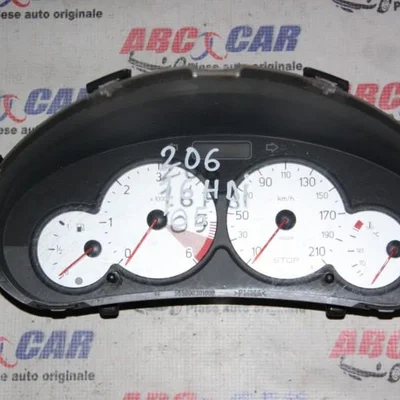 Ceasuri de bord PEUGEOT 206 1998-2012 9656696280, vedere frontata