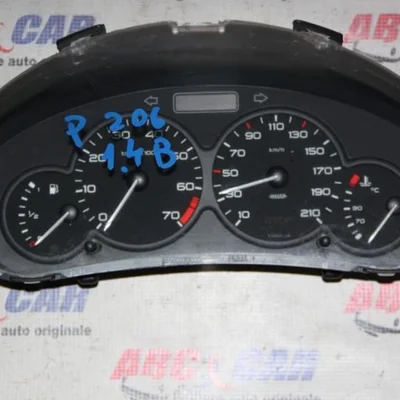 Ceasuri de bord PEUGEOT 206 1998-2012 9659728980, vedere frontata
