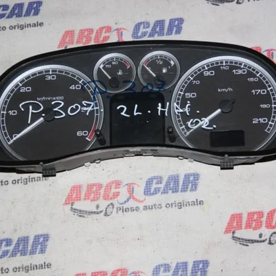 Ceasuri de bord PEUGEOT 307 2000-2012 9636708880, vedere frontata