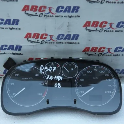 Ceasuri de bord PEUGEOT 307 2000-2012 P9654485280, vedere frontata