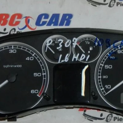 Ceasuri de bord PEUGEOT 307 2001-2012 9647538480, vedere frontata