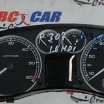 Ceasuri de bord PEUGEOT 307 2001-2012 9647538480, vedere frontata