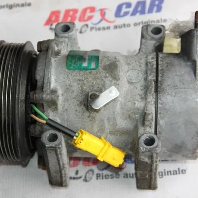 Compresor clima PEUGEOT 307 2000-2012 SD6V12, vedere frontata