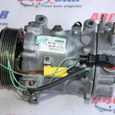 Compresor clima PEUGEOT 407 SW 2004-2010 9684141780, vedere frontata