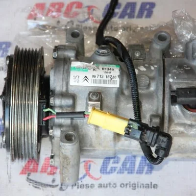 Compresor clima PEUGEOT 408 2010-2026 \u00a09671216280, vedere frontata