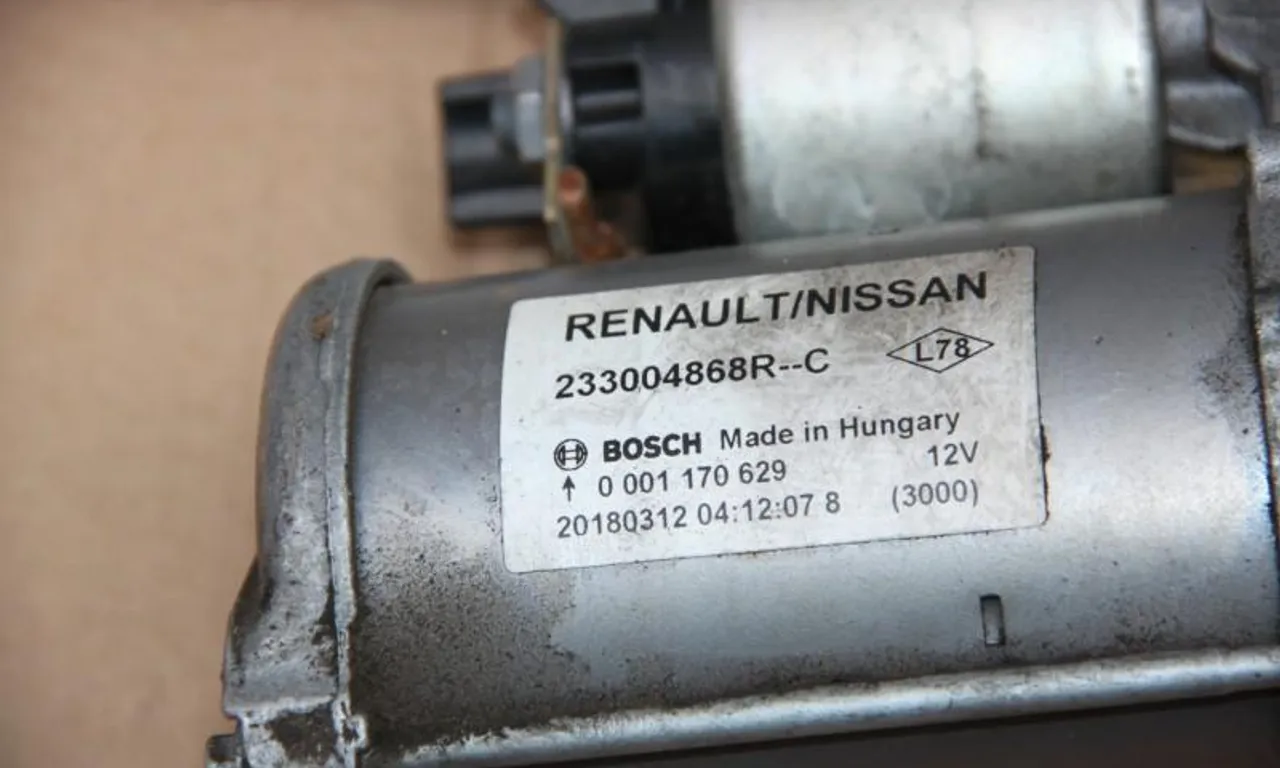 Electromotor RENAULT CAPTUR I 2013-null