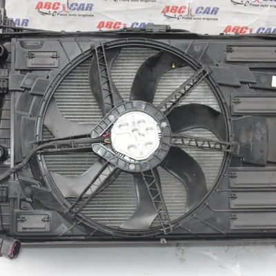 Electroventilator cu carcasa VOLKSWAGEN POLO VI 2017-2026 2Q0959455H, vedere frontata