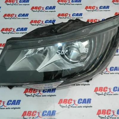 Far stanga Bi-xenon led SKODA SUPERB II 2008-2015 3T1941015A, vedere frontata