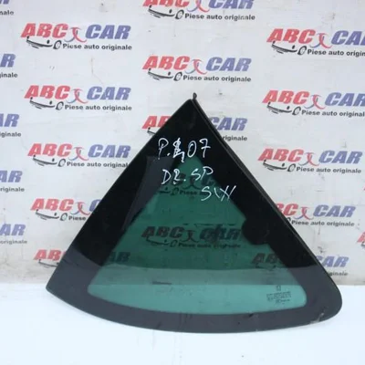 Geam fix dreapta spate langa luneta PEUGEOT 407 SW 2004-2010, vedere frontata