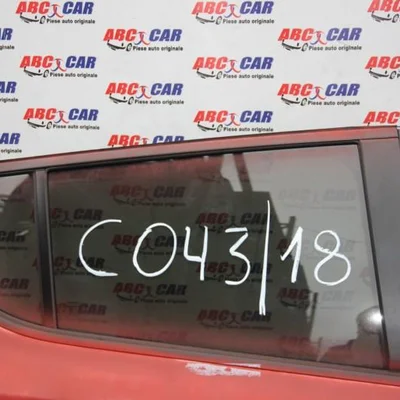 Geam mobil (fumuriu) usa dreapta spate NISSAN LEAF 2010-2017, vedere frontata