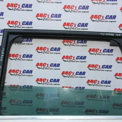 Geam mobil usa stanga spate VOLKSWAGEN TOUAREG 2002-2013, vedere frontata