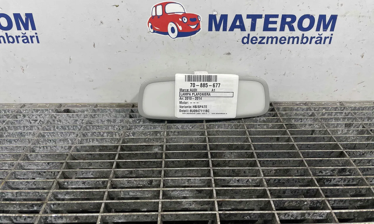 LAMPA PLAFONIERA AUDI A1 2010-2019