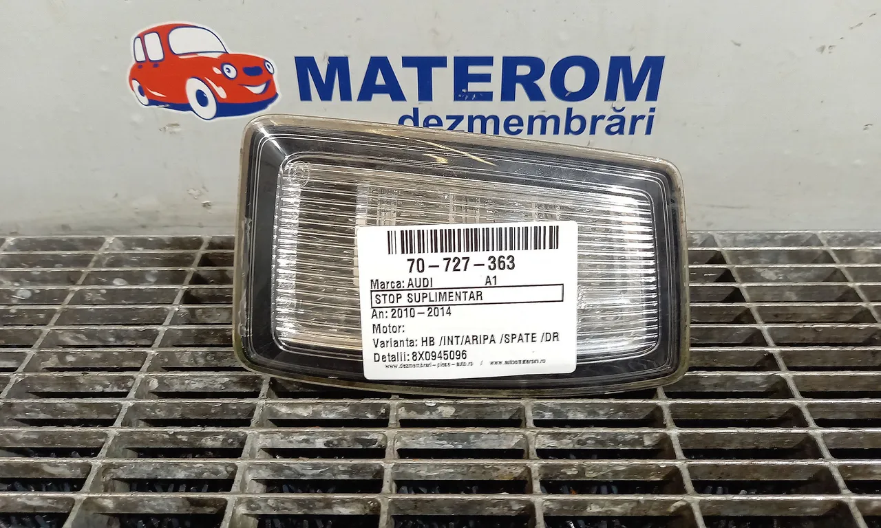 STOP SUPLIMENTAR AUDI A1 2010-2019