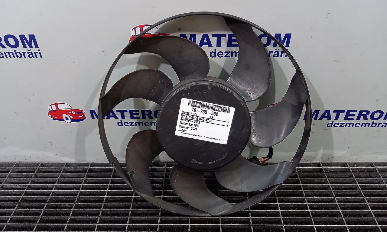 VENTILATOR RADIATOR AUDI A3 2003-2013