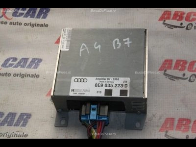 Amplificator audio AUDI A4 B6 2000-2005 oe 8E9035223D, vedere frontata