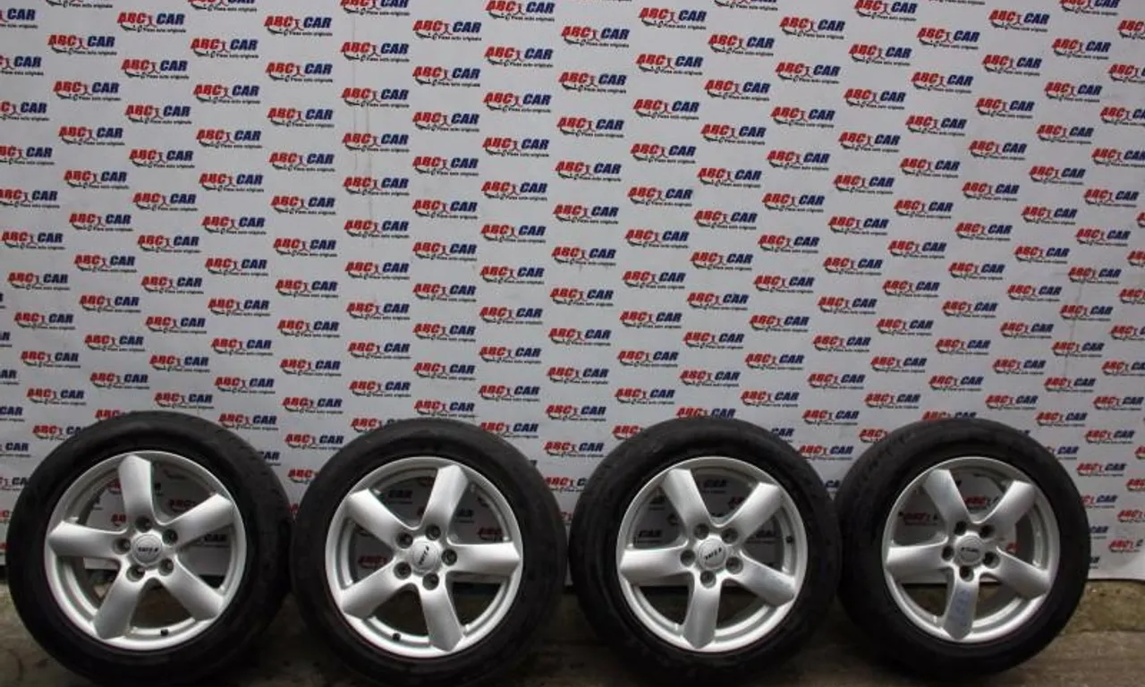 Set jante aliaj Rial R16 KUMHO AUDI A4 B6 2000-2005