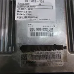 CALCULATOR MOTOR AUDI A4 B8 2.0 2007-2017 oe-03L906022JM, vedere laterala