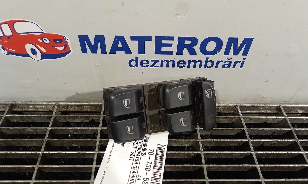 INTRERUPATOR GEAMURI AUDI A4 B8 2007-2017