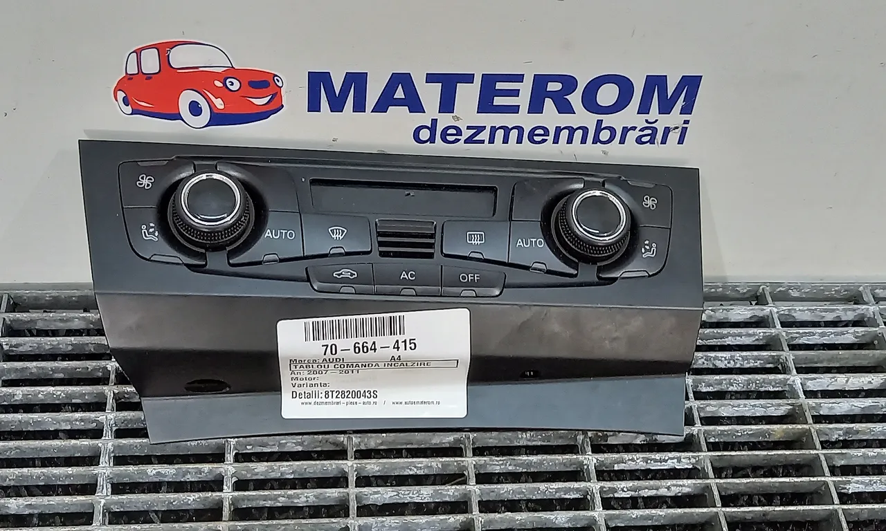 TABLOU COMANDA INCALZIRE AUDI A4 B8 2007-2017