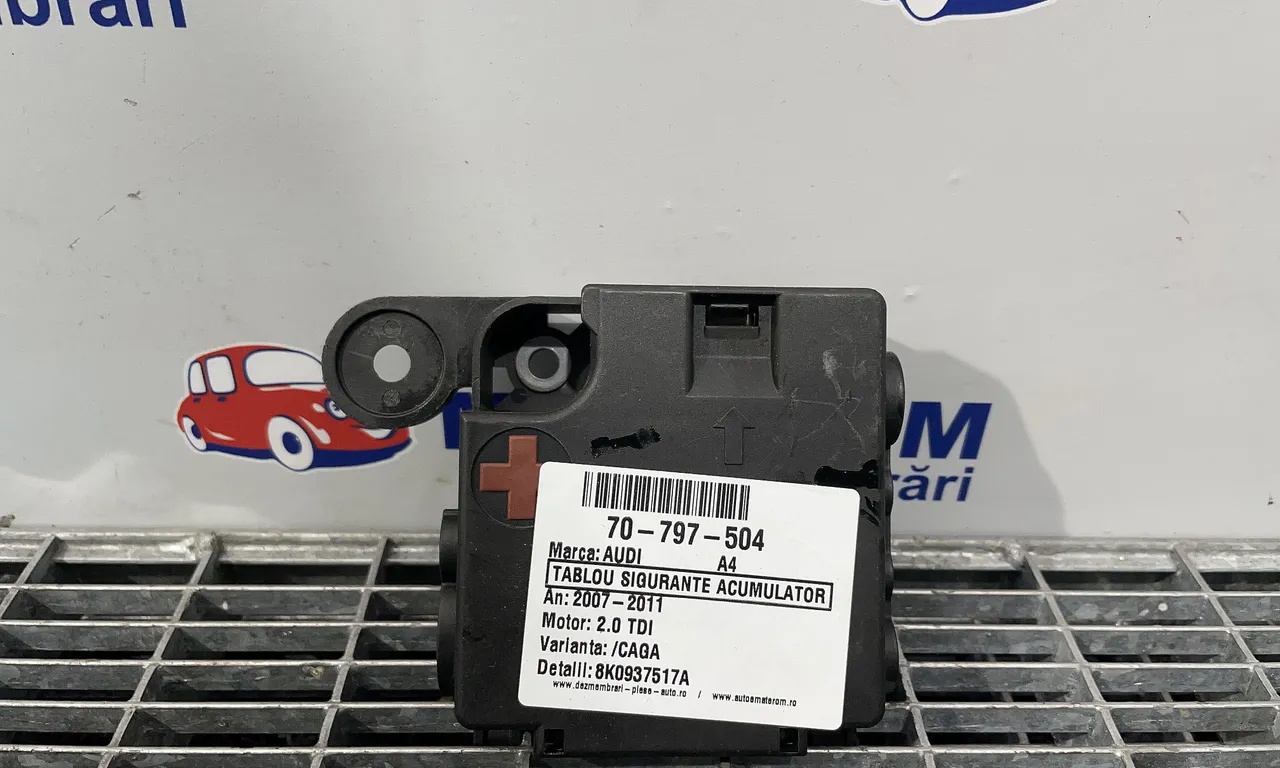 TABLOU SIGURANTE ACUMULATOR AUDI A4 B8 2007-2017