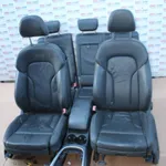 Interior din piele neagra AUDI A4 B8 2007-2017, vedere frontata