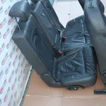 Interior din piele neagra AUDI A4 B8 2007-2017, vedere laterala