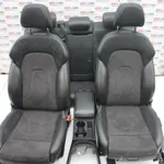Interior din piele si alcantara S-Line AUDI A4 B8 2007-2017, vedere frontata