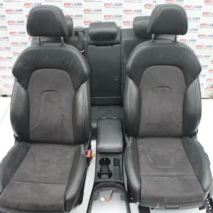 Interior din piele si alcantara S-Line AUDI A4 B8 2007-2017, vedere frontata