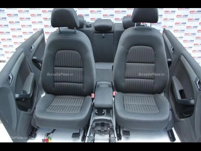 Interior textil complet AUDI A4 B8 2007-2017, vedere frontata