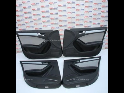 Set tapiterii usi AUDI A4 B8 2007-2017, vedere frontata