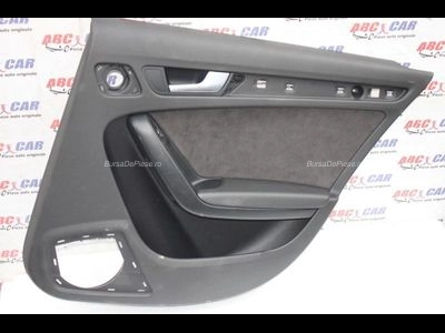 Tapiterie usa cu alcantara dreapta spate AUDI A4 B8 2007-2017, vedere frontata