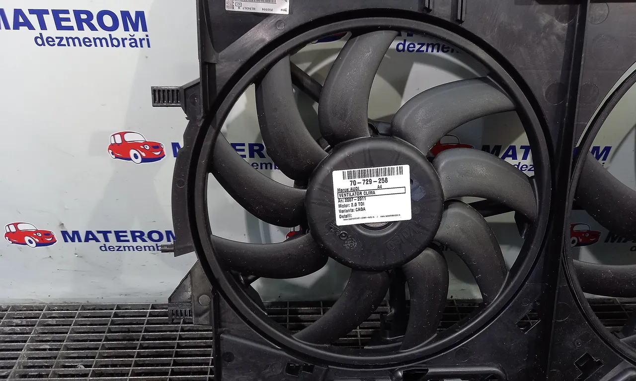 VENTILATOR CLIMA AUDI A4 B8 2007-2017