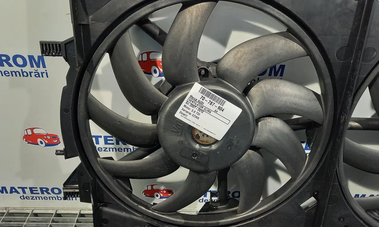 VENTILATOR CLIMA AUDI A4 B8 2007-2017