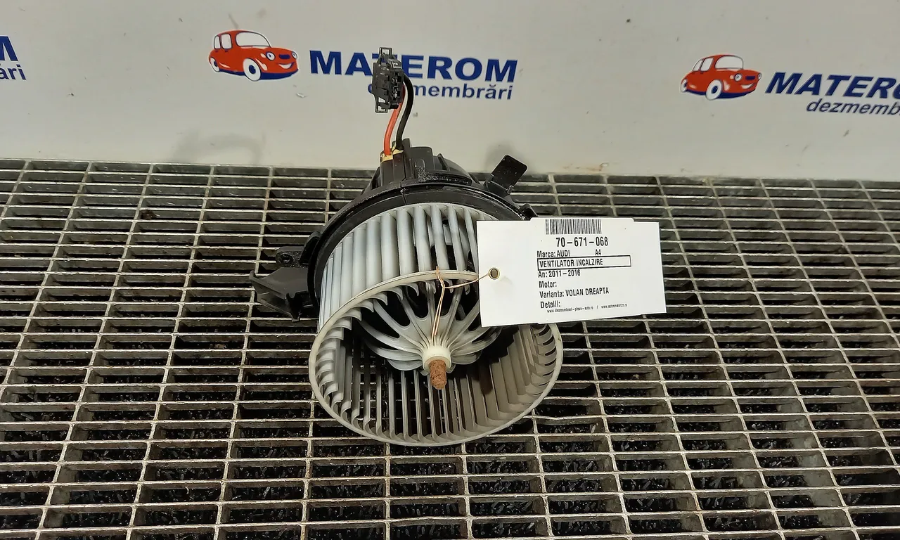 VENTILATOR INCALZIRE AUDI A4 B8 2007-2017