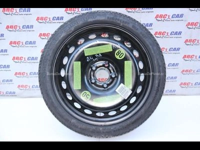 Roata de rezerva slim T125/70R19 ET29 AUDI A4 B8 2007-2017 oe 8K0601027D, vedere frontata