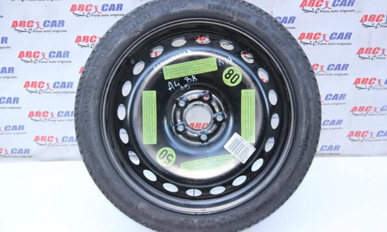 Roata de rezerva slim T125/70R19 ET29 AUDI A4 B8 2007-2017