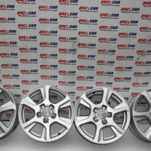 Set jante aliaj R16 AUDI A4 B8 2007-2017 8K0601025M, vedere frontata