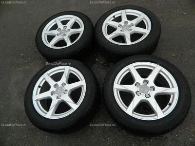 Set jante aliaj R17 AUDI A4 B8 2007-2017, vedere frontata