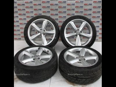 Set jante aliaj R18 AUDI A4 B8 2007-2017 oe 8K0601025Q, vedere frontata